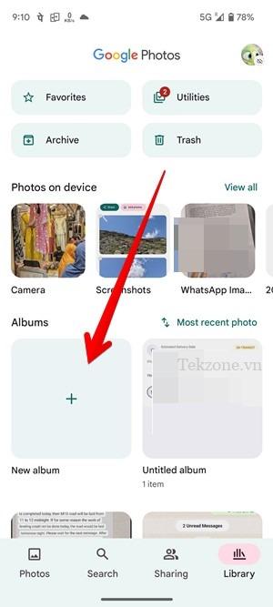 Thư viện di động của Google Photos