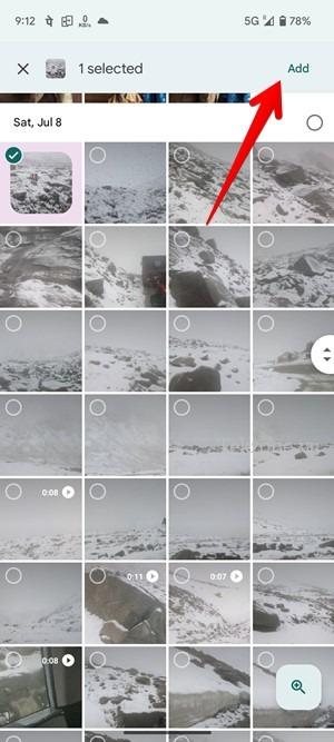 Thư viện Google Photos dành cho thiết bị di động Thêm