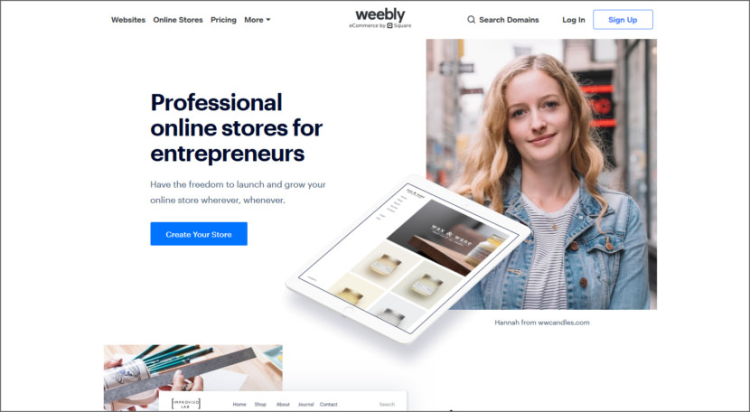 Thương mại điện tử Weebly