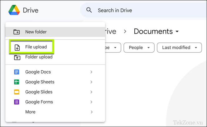 Cách chuyển đổi tài liệu Word sang Google Docs