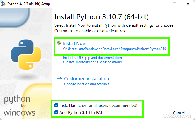 Cách cài đặt Python trên Windows 10 và 11