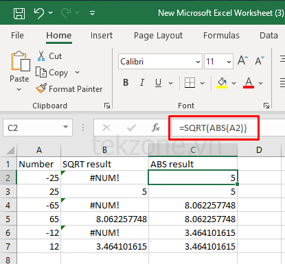 Cách khắc phục lỗi #NUM!  Lỗi trong hình ảnh Microsoft Excel 5