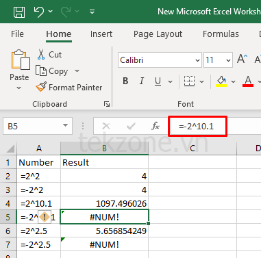 Cách khắc phục lỗi #NUM!  Lỗi trong Microsoft Excel hình 6