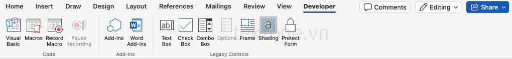 Cách thêm và hiển thị tab nhà phát triển trong Microsoft Word hình 9